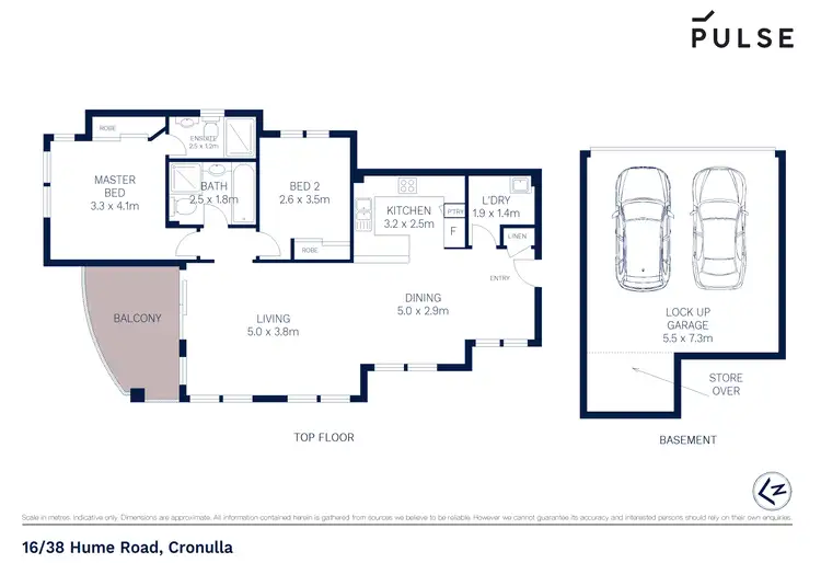 Floorplan of Homely apartment listing, 16/38-42 Hume Road, Cronulla NSW 2230