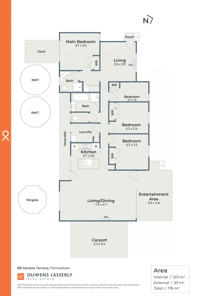 Floorplan of Homely house listing, 8b Karatta Terrace, Penneshaw SA 5222