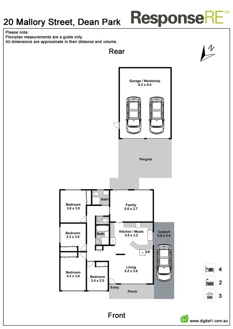 Floorplan of Homely house listing, 20 Mallory Street, Dean Park NSW 2761