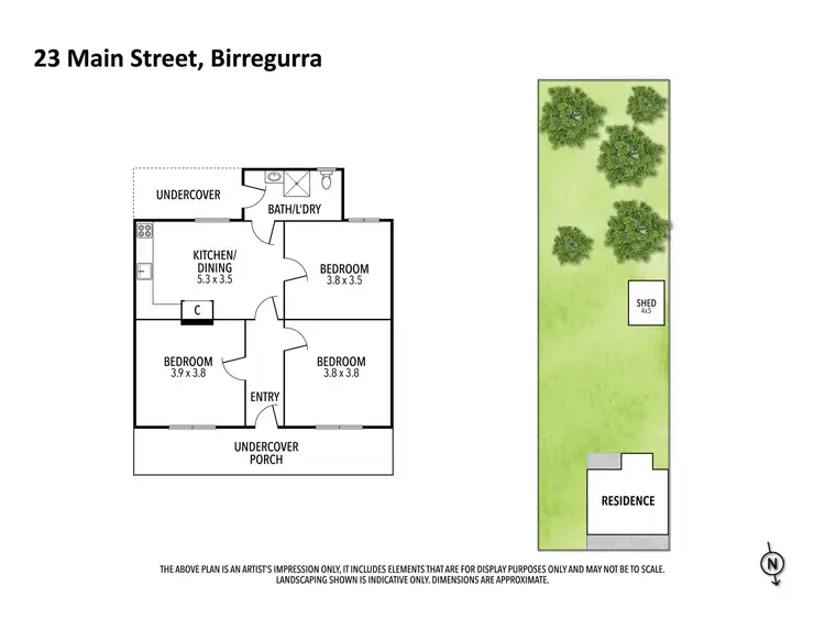 Floorplan of Homely house listing, 23 Main Street, Birregurra VIC 3242