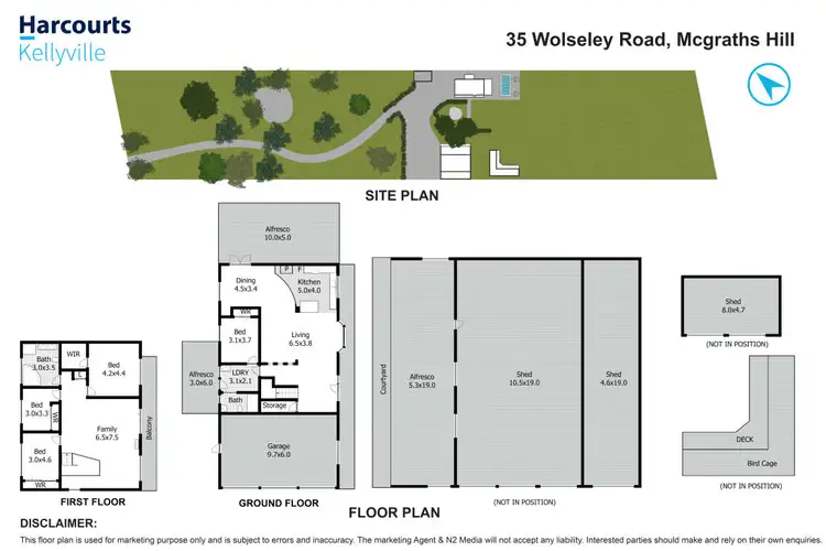 Floorplan of Homely rural property listing, 35 Wolseley Road, Mcgraths Hill NSW 2756