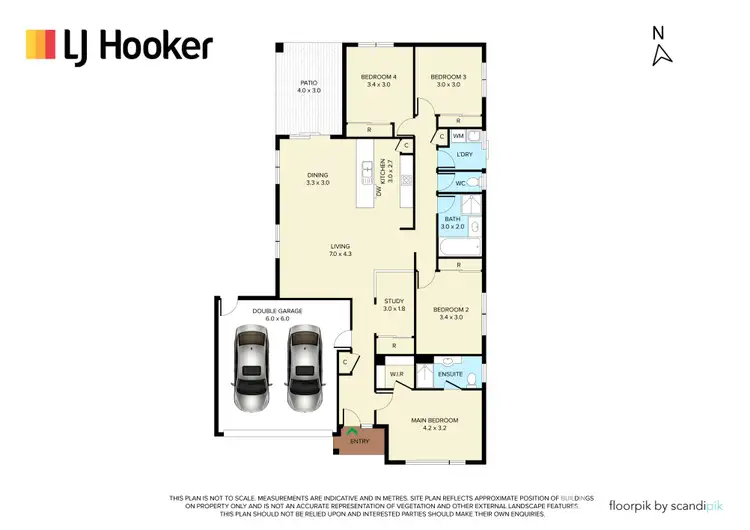 Floorplan of Homely house listing, 34 Bluebell Drive, Craigieburn VIC 3064