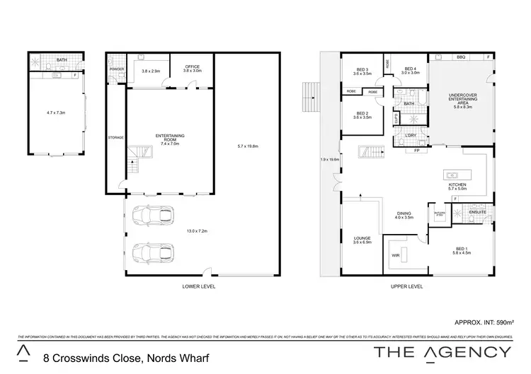 Floorplan of Homely house listing, 8 Crosswinds Close, Nords Wharf NSW 2281
