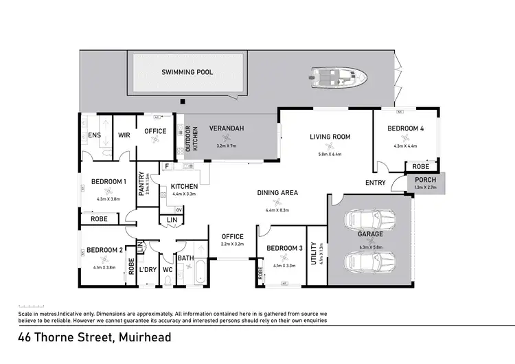Floorplan of Homely house listing, 46 Thorne Street, Muirhead NT 810