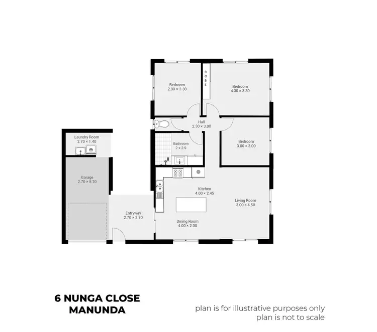 Floorplan of Homely house listing, 6 Nunga Close, Manunda QLD 4870