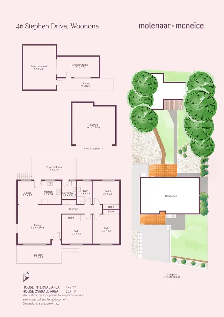 Floorplan of Homely house listing, 46 Stephen Drive, Woonona NSW 2517