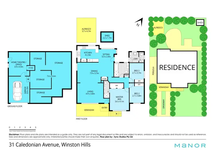 Floorplan of Homely house listing, 31 Caledonian Avenue, Winston Hills NSW 2153