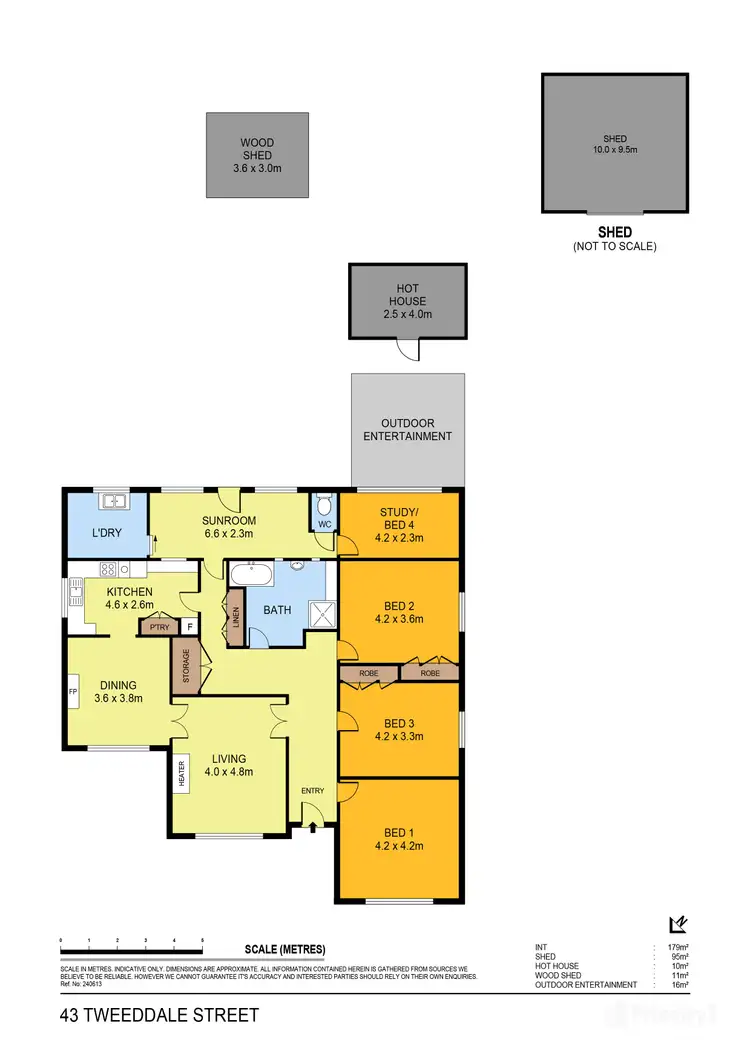 Floorplan of Homely house listing, 43 Tweeddale Street, Dunolly VIC 3472