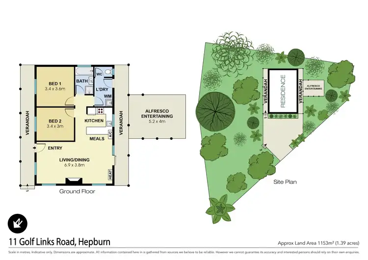 Floorplan of Homely house listing, 11 Golf Links Road, Hepburn VIC 3461