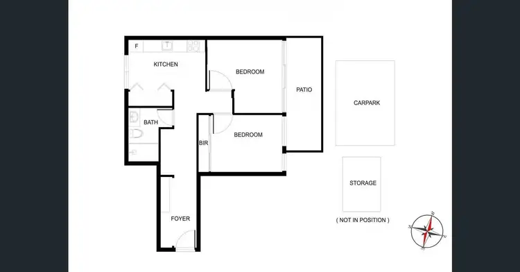 Floorplan of Homely apartment listing, 98 Nicholson Street, Brunswick East VIC 3057
