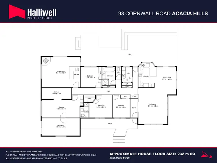 Floorplan of Homely house listing, 93 Cornwall Road, Acacia Hills TAS 7306