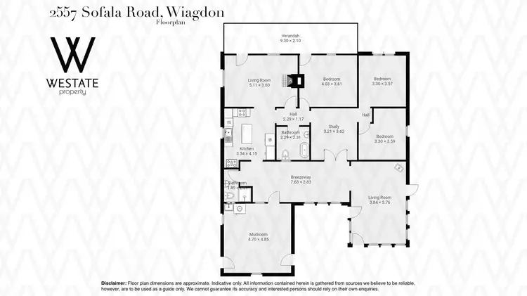 Floorplan of Homely rural property listing, 2557 Sofala Road, Wiagdon NSW 2795