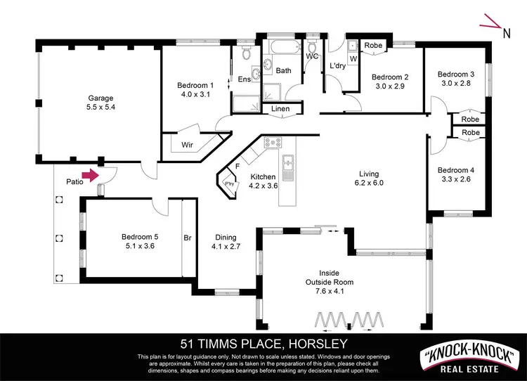 Floorplan of Homely house listing, 51 Timms Place, Horsley NSW 2530