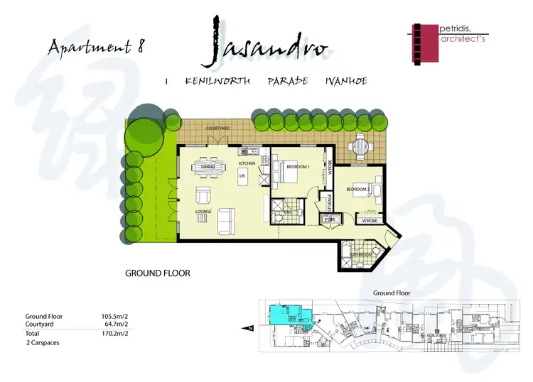 Floorplan of Homely apartment listing, 8/1 Kenilworth Parade, Ivanhoe VIC 3079
