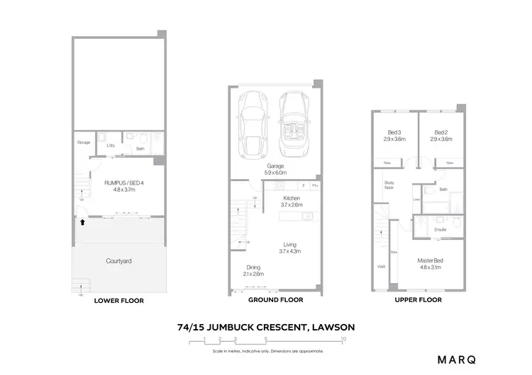 Floorplan of Homely townhouse listing, 74/15 Jumbuck Crescent, Lawson ACT 2617