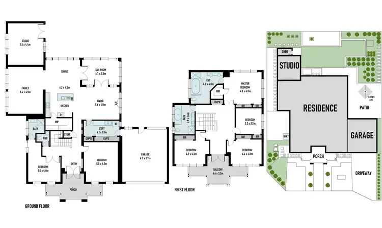 Floorplan of Homely house listing, 1 Highbury Close, Caroline Springs VIC 3023