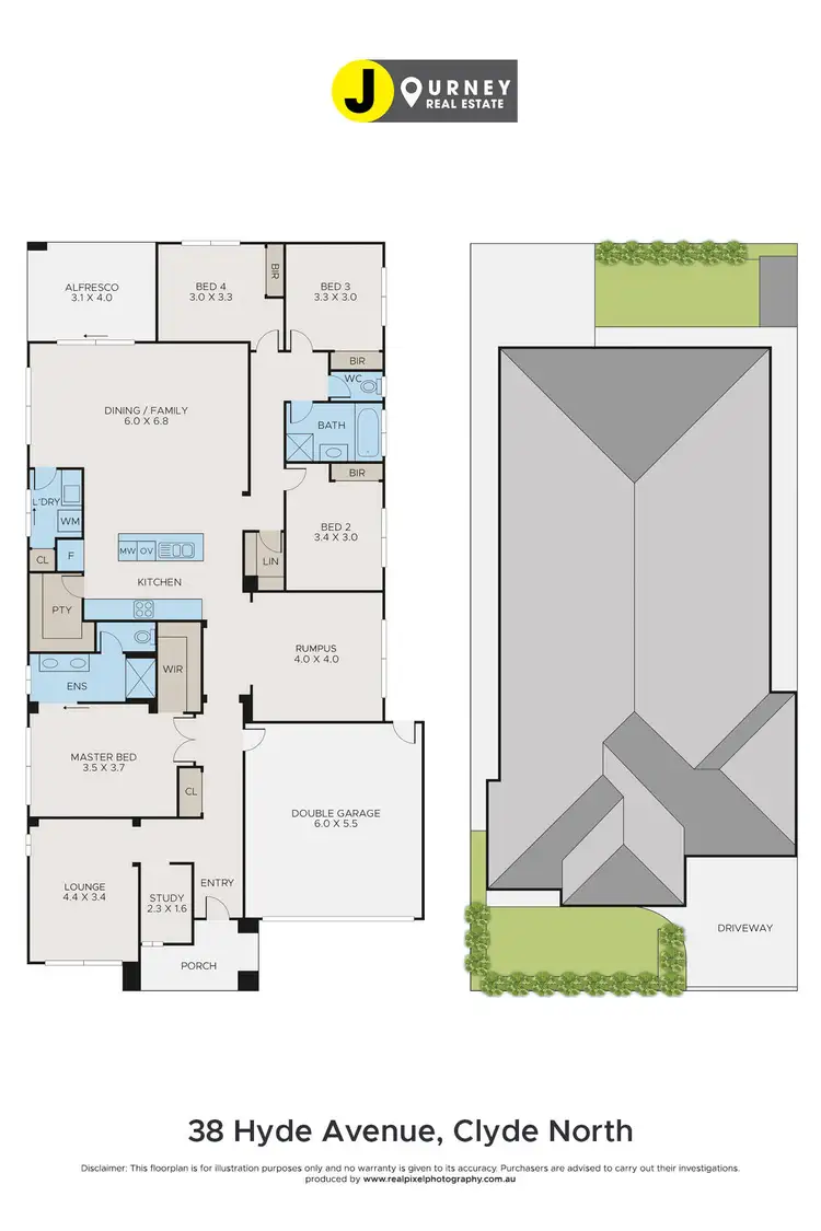 Floorplan of Homely house listing, 38 Hyde Avenue, Clyde North VIC 3978