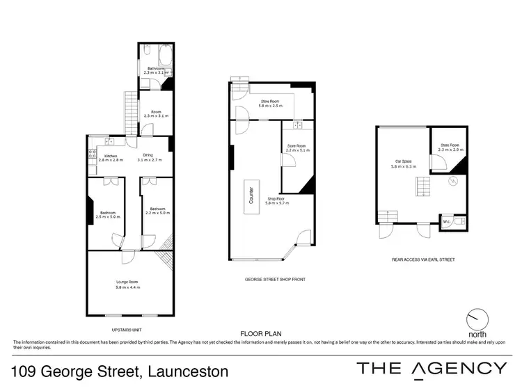 Floorplan of Homely apartment listing, 109 George Street, Launceston TAS 7250