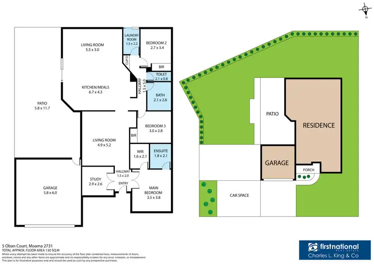 Floorplan of Homely house listing, 5 Oban Court, Moama NSW 2731