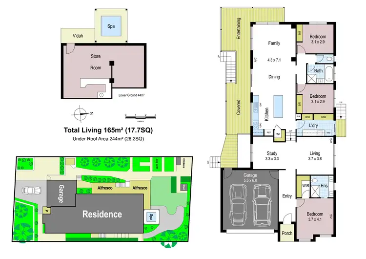 Floorplan of Homely house listing, 10 Shae Crescent, Drouin VIC 3818