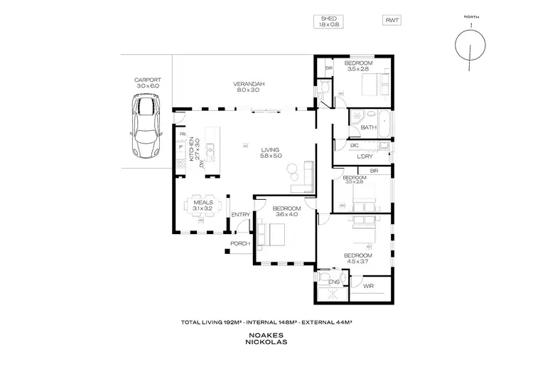 Floorplan of Homely house listing, 3A Parkwood Grove, Mitchell Park SA 5043