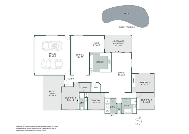 Floorplan of Homely house listing, 14 Tristania Street, Marcoola QLD 4564