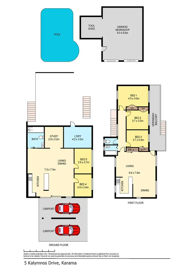 Floorplan of Homely house listing, 5 Kalymnos Drive, Karama NT 812