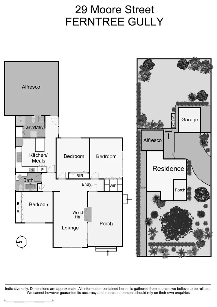 Floorplan of Homely house listing, 29 Moore Street, Ferntree Gully VIC 3156
