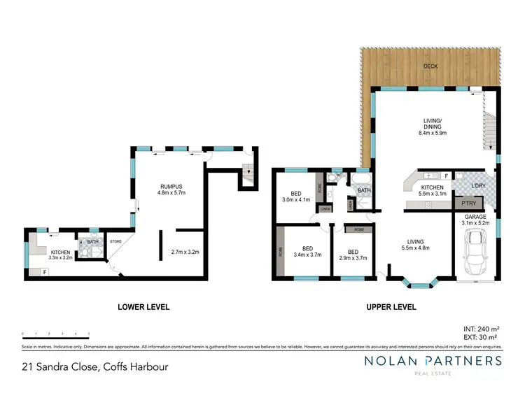 Floorplan of Homely house listing, 21 Sandra Close, Coffs Harbour NSW 2450
