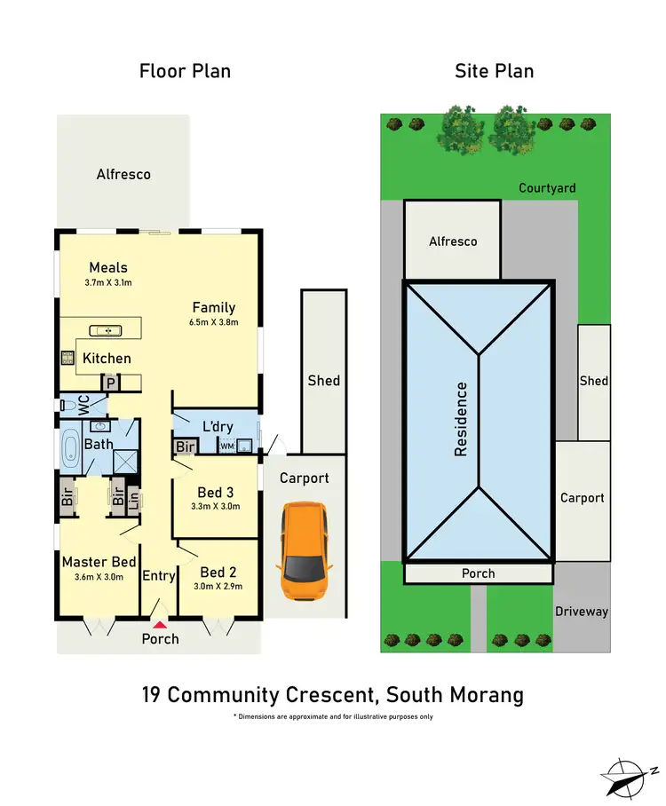 Floorplan of Homely house listing, 19 Community Crescent, South Morang VIC 3752