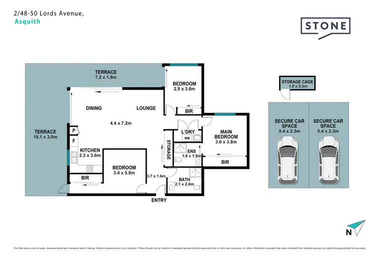 Floorplan of Homely apartment listing, 2/48-50 Lords Avenue, Asquith NSW 2077