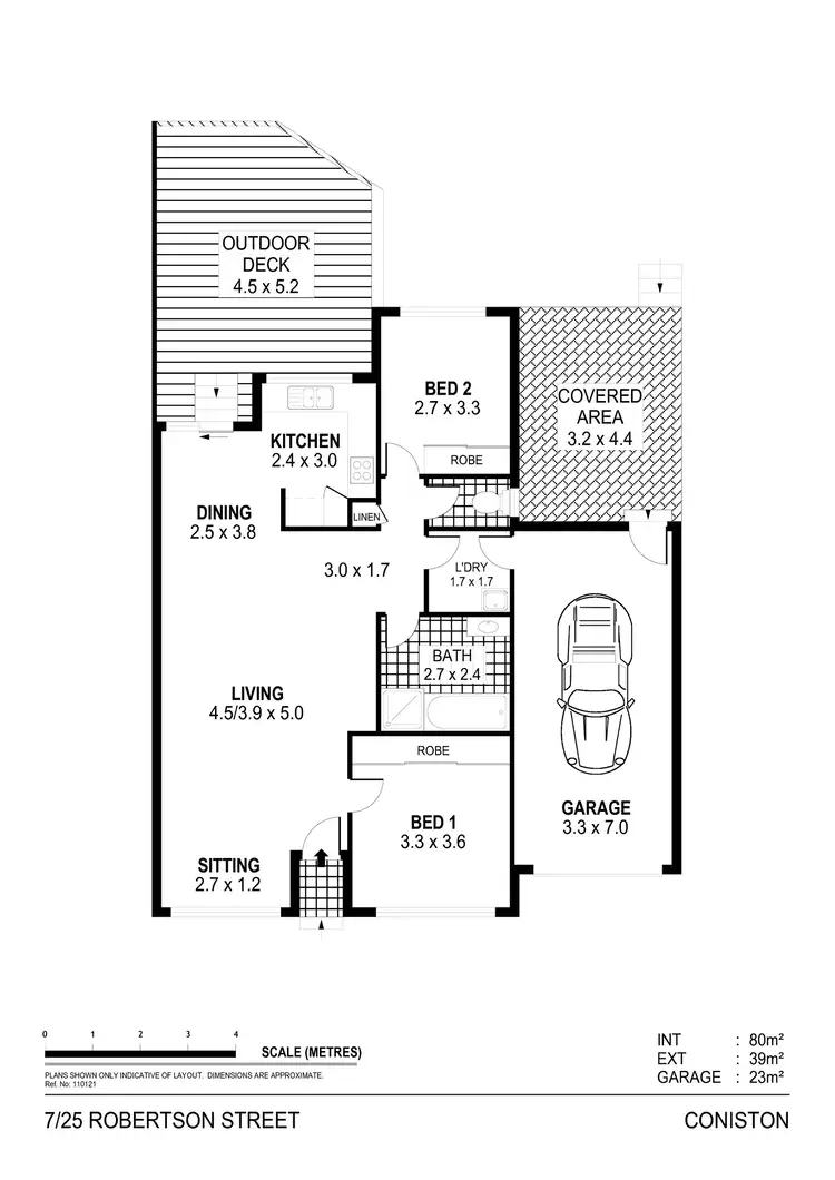 Floorplan of Homely villa listing, 7/25 Robertson Street, Coniston NSW 2500