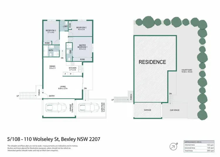 Floorplan of Homely villa listing, 5/108-110 Wolseley Street, Bexley NSW 2207