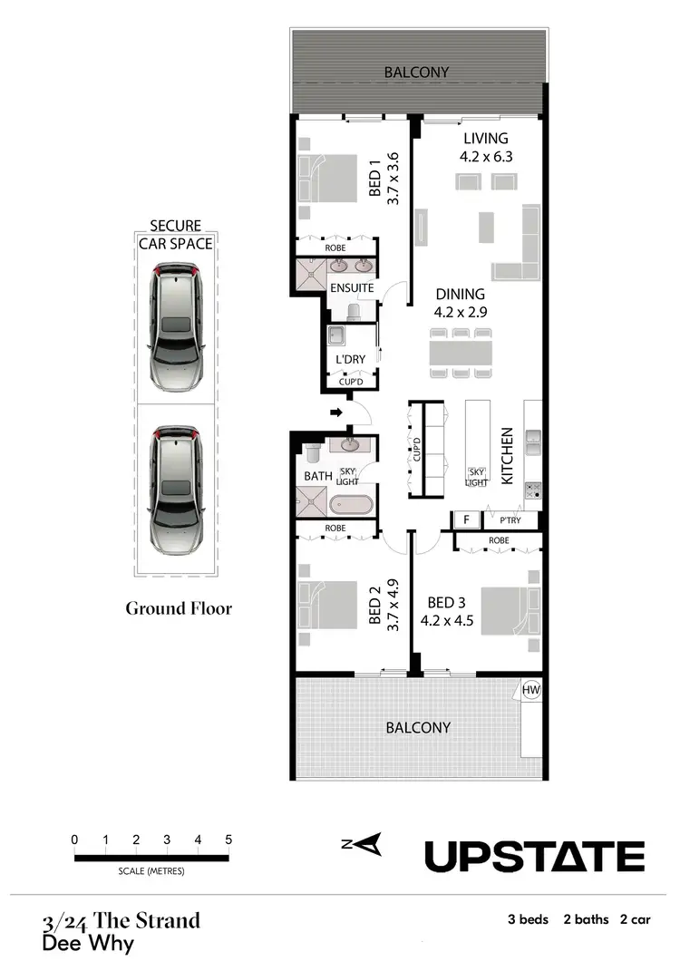 Floorplan of Homely apartment listing, 3/24 The Strand, Dee Why NSW 2099