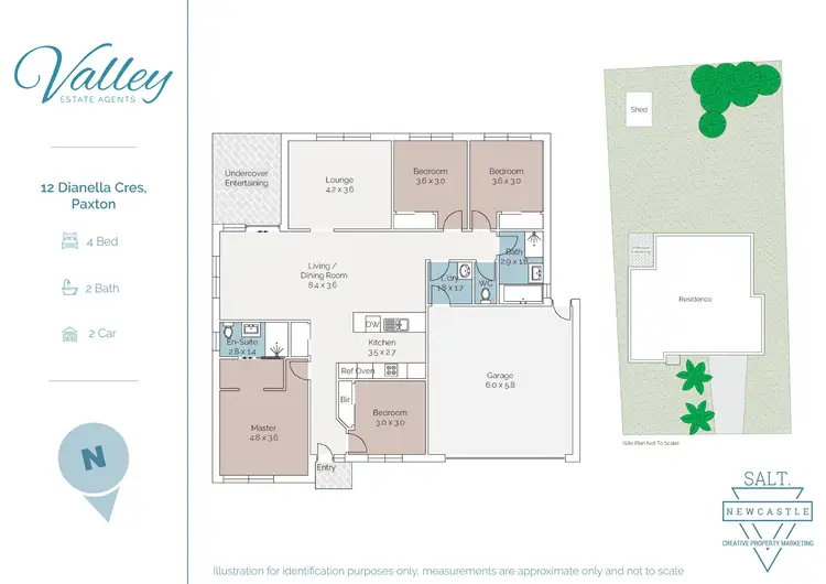 Floorplan of Homely house listing, 12 Dianella Crescent, Paxton NSW 2325