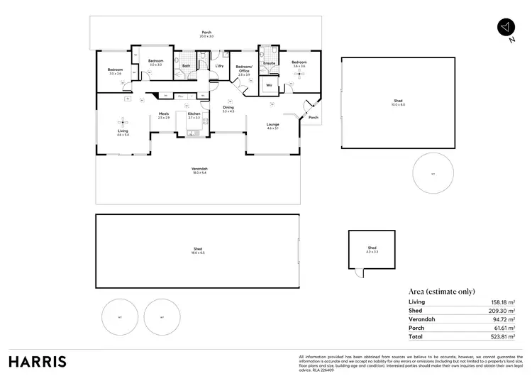 Floorplan of Homely rural property listing, 11 Horsell Road, Belair SA 5052
