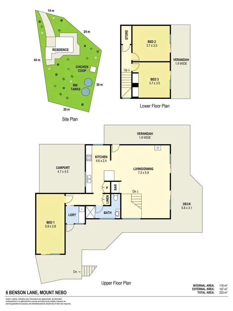 Floorplan of Homely house listing, 6 Benson Lane, Mount Nebo QLD 4520