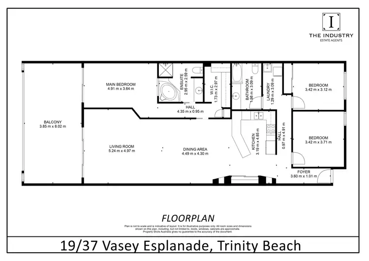 Floorplan of Homely apartment listing, 19/37 Vasey Esplanade, Trinity Beach QLD 4879