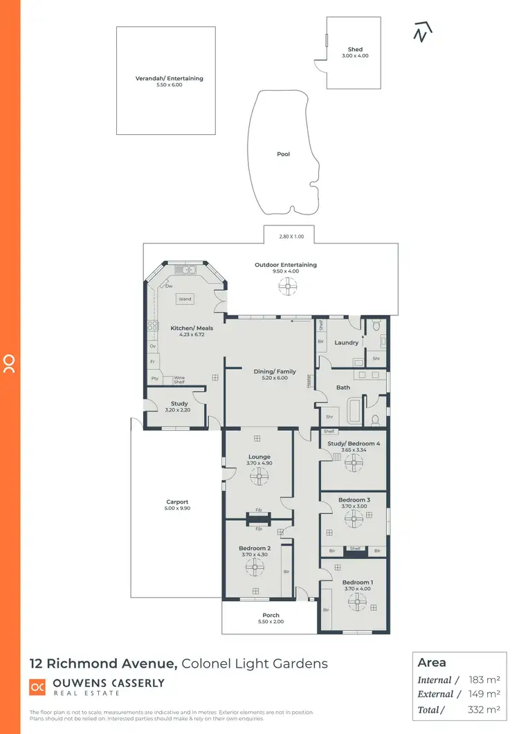 Floorplan of Homely house listing, 12 Richmond Avenue, Colonel Light Gardens SA 5041