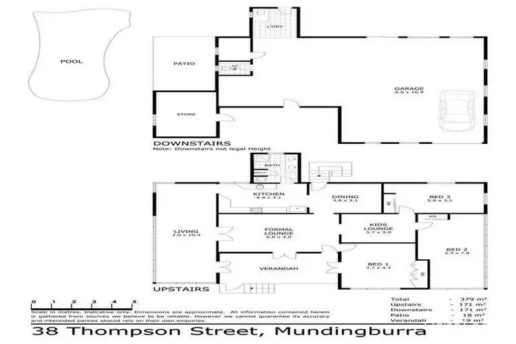 Floorplan of Homely house listing, 38 Thompson Street, Mundingburra QLD 4812
