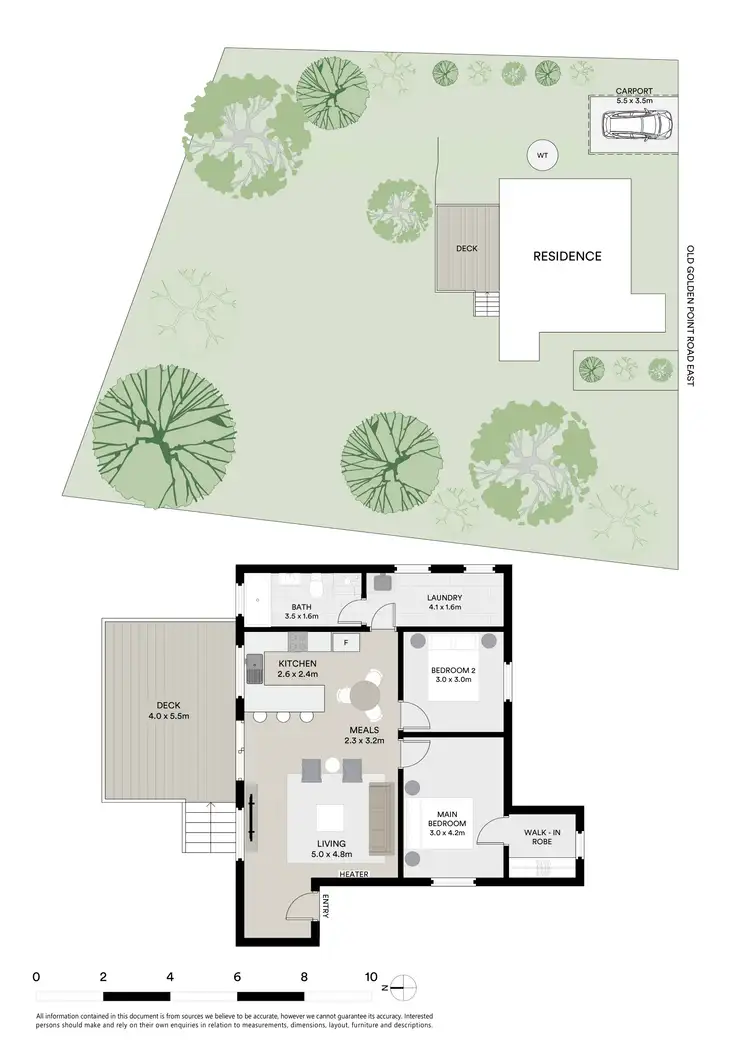 Floorplan of Homely house listing, 11 Old Golden Point East Road, Blackwood VIC 3458