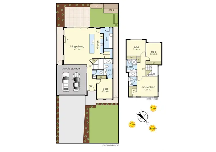 Floorplan of Homely house listing, 8 The Grove, Langwarrin VIC 3910