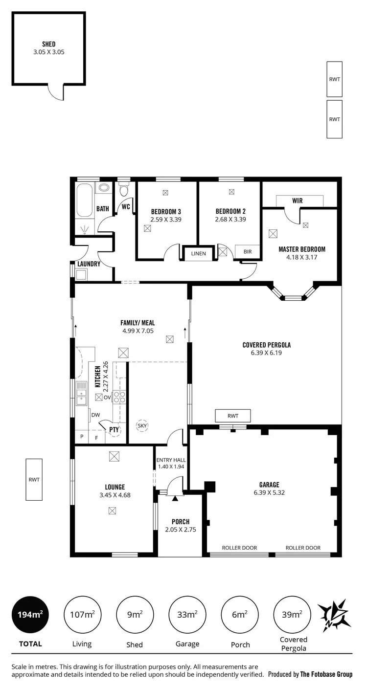 Floorplan of Homely house listing, 8 Baldwin Court, Wynn Vale SA 5127