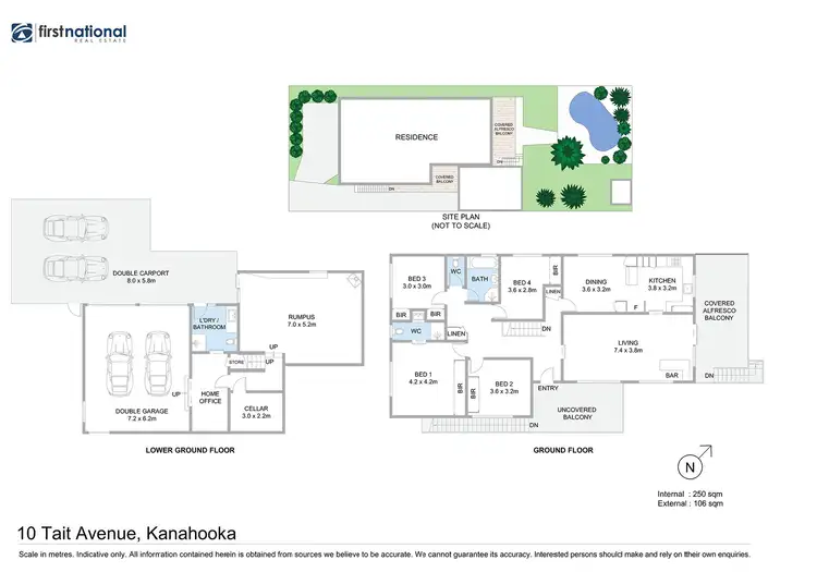 Floorplan of Homely house listing, 10 Tait Avenue, Kanahooka NSW 2530