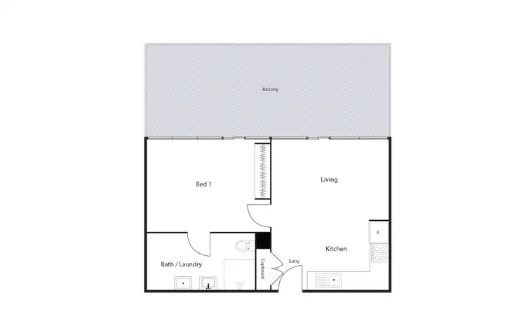 Floorplan of Homely unit listing, 31/4 Wilkins Street, Mawson ACT 2607