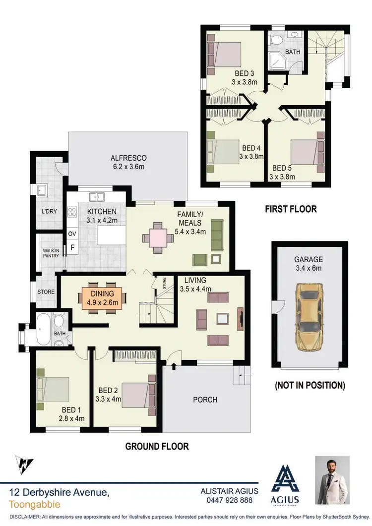 Floorplan of Homely house listing, 12 Derbyshire Avenue, Toongabbie NSW 2146