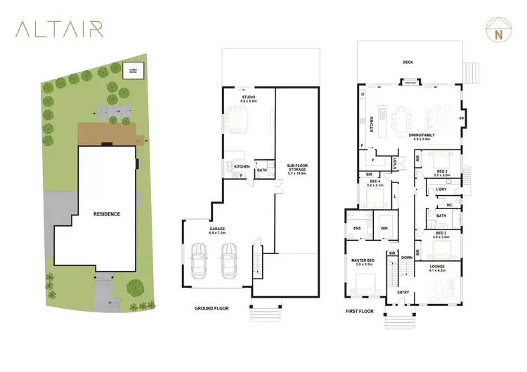 Floorplan of Homely house listing, 7 Kinalung Place, Giralang ACT 2617