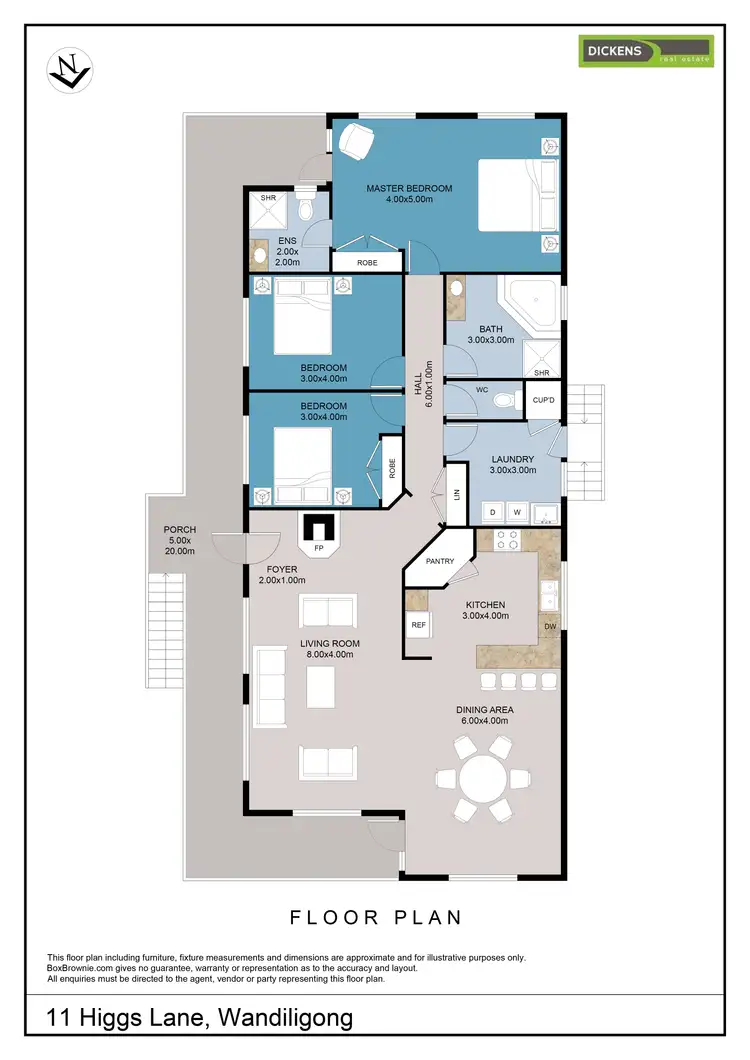 Floorplan of Homely house listing, 11 Higgs Lane, Wandiligong VIC 3744