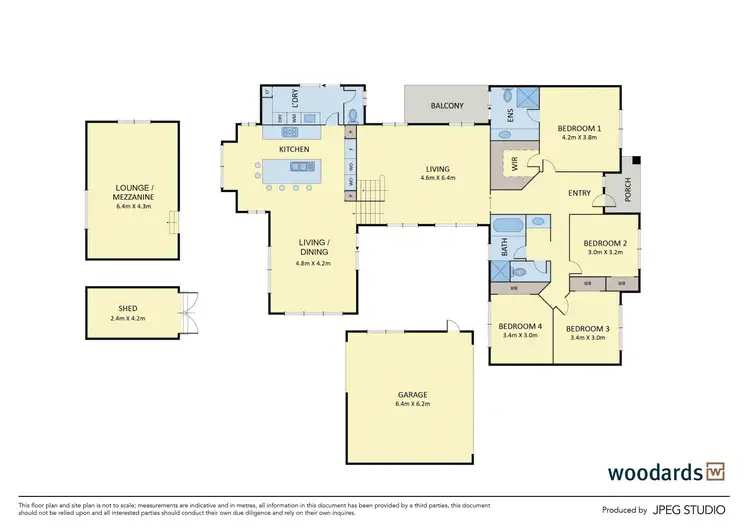 Floorplan of Homely house listing, 16 James Close, Sunbury VIC 3429