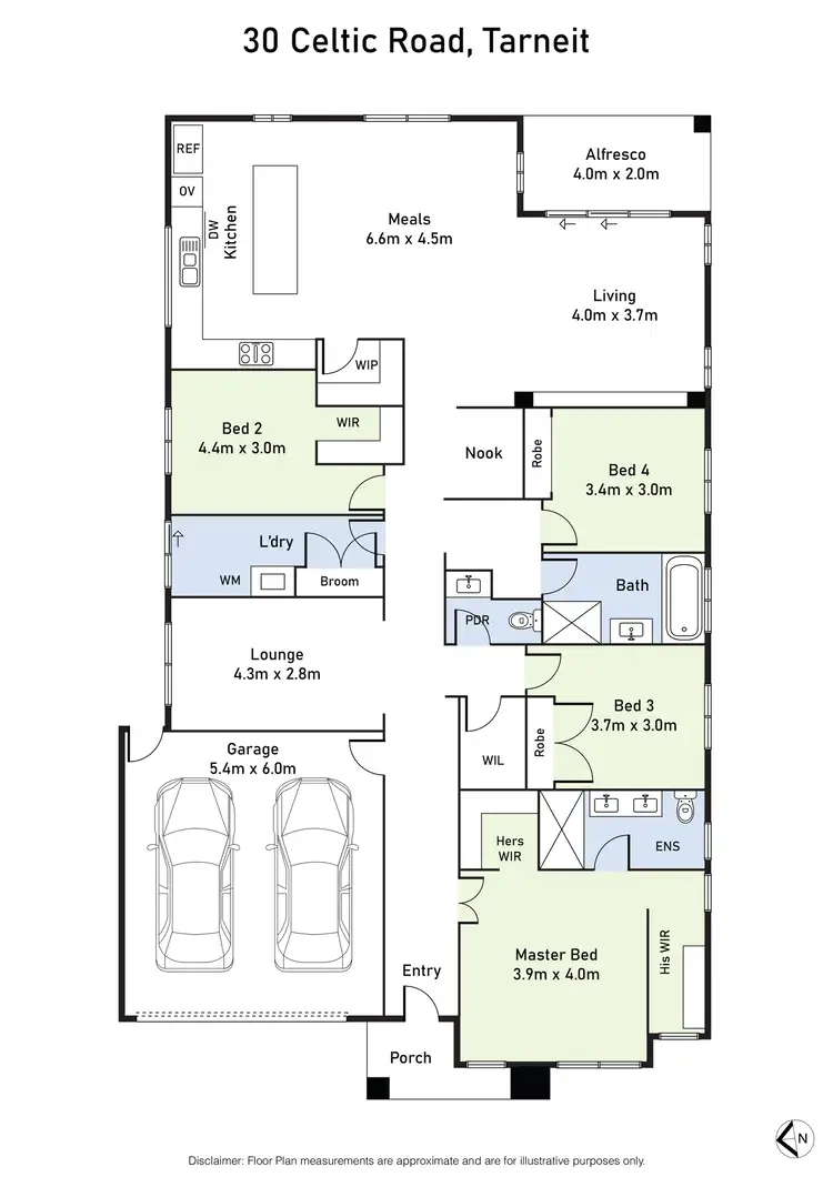 Floorplan of Homely house listing, 30 Celtic Road, Tarneit VIC 3029